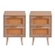 thumbnail image 1 of Pack de 2 Veladores Eames Mesh Doble - Madera Oscura Walnut, 1 of 4