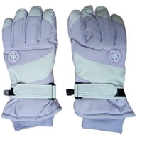 Hn - Guantes Térmicos Invierno Ski, Nieve, Unisex, Talla M Lila/Blanco