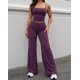 thumbnail image 5 of Conjunto Deportivo Para Mujer Top Tirantes Pantalon Palazzo, 5 of 5