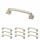 thumbnail image 1 of Tiradores para gabinete Franklin Brass níquel satinado, paquete de 10, 7.6 cm, 1 of 1