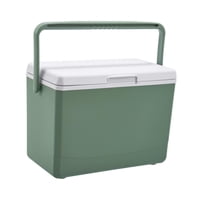 Magideal - Nevera Portátil Para Acampar Con Asa, Organizador De Almacenamiento Práctico, Nevera Portátil Para Deportes Al Aire Libre, Bebidas, Uso Comercial Y Do Verde