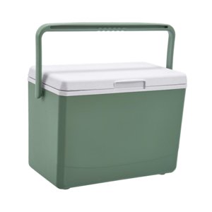 Magideal - Nevera Portátil Para Acampar Con Asa, Organizador De Almacenamiento Práctico, Nevera Portátil Para Deportes Al Aire Libre, Bebidas, Uso Comercial Y Do Verde