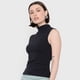 thumbnail image 3 of Polera Mujer Rib Sin Mangas Negro Corona, 3 of 5