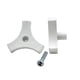 thumbnail image 1 of Pomo de manivela para ventana AP Products 013-510 blanco con tornillo, 1 of 1