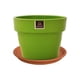 thumbnail image 1 of Maceta Greta 2 Verde Apio 16 x 12 cm + Plato, 1 of 4