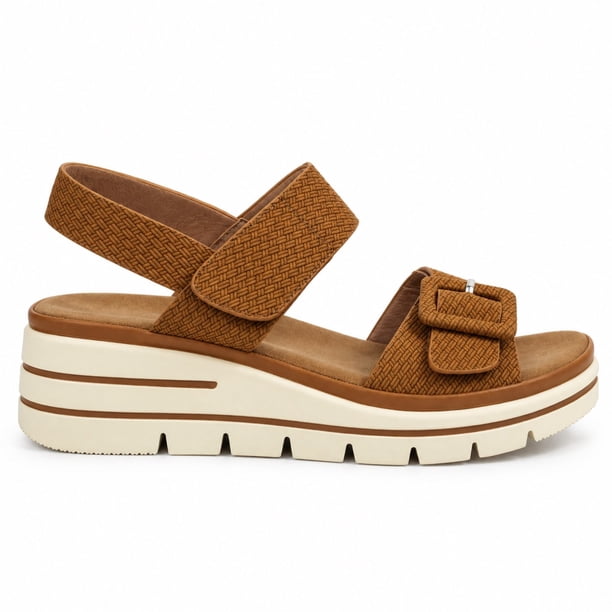 Sandalia de Mujer Verano Plataforma con Velcro 0501