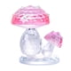thumbnail image 4 of Estatua De Hongo De Cristal De Imitación, Pequeña Figura Coleccionable En Miniatura, Regalo Rosa, 4 of 5