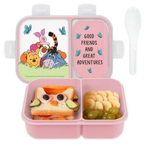 Best Brands - Lonchera Bento Box Disney A Prueba De Fugas Para Niños Con Diseño De Mickey Minnie