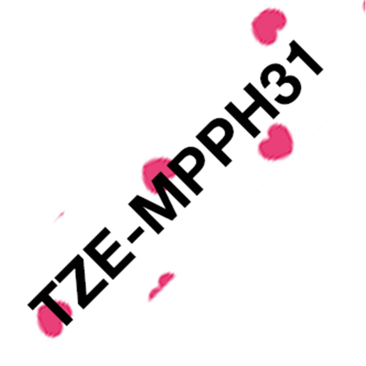 Brother - Cinta Tze-mpph31 Etiquetas Decorativas 12mm Para Rotuladora
