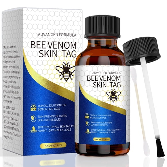 Removedor de verrugas cutáneas TWICETWO con veneno de abeja, líquido de 30 ml