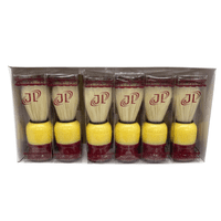 Genérico - Pack 6 Brochas Hisopo De Madera Para Barba - Peluquería Barbería