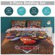 thumbnail image 3 of Cars Lightning McQueen Boys 3 Piece Bedding with 1 Flat Sheet And 2 Pillowcases Twin Bed Sheets, 3 of 5