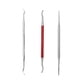 thumbnail image 1 of Lima y levantador de uñas encarnadas (3 unidades), herramienta de acero inoxidable para uñas encarnadas, herramienta limpiadora de doble cara., 1 of 5