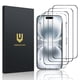 thumbnail image 1 of Protector de pantalla UnbreakCable para iPhone 16 Plus 15 Plus, paquete de 3 unidades, 6.7 pulgadas, 1 of 7
