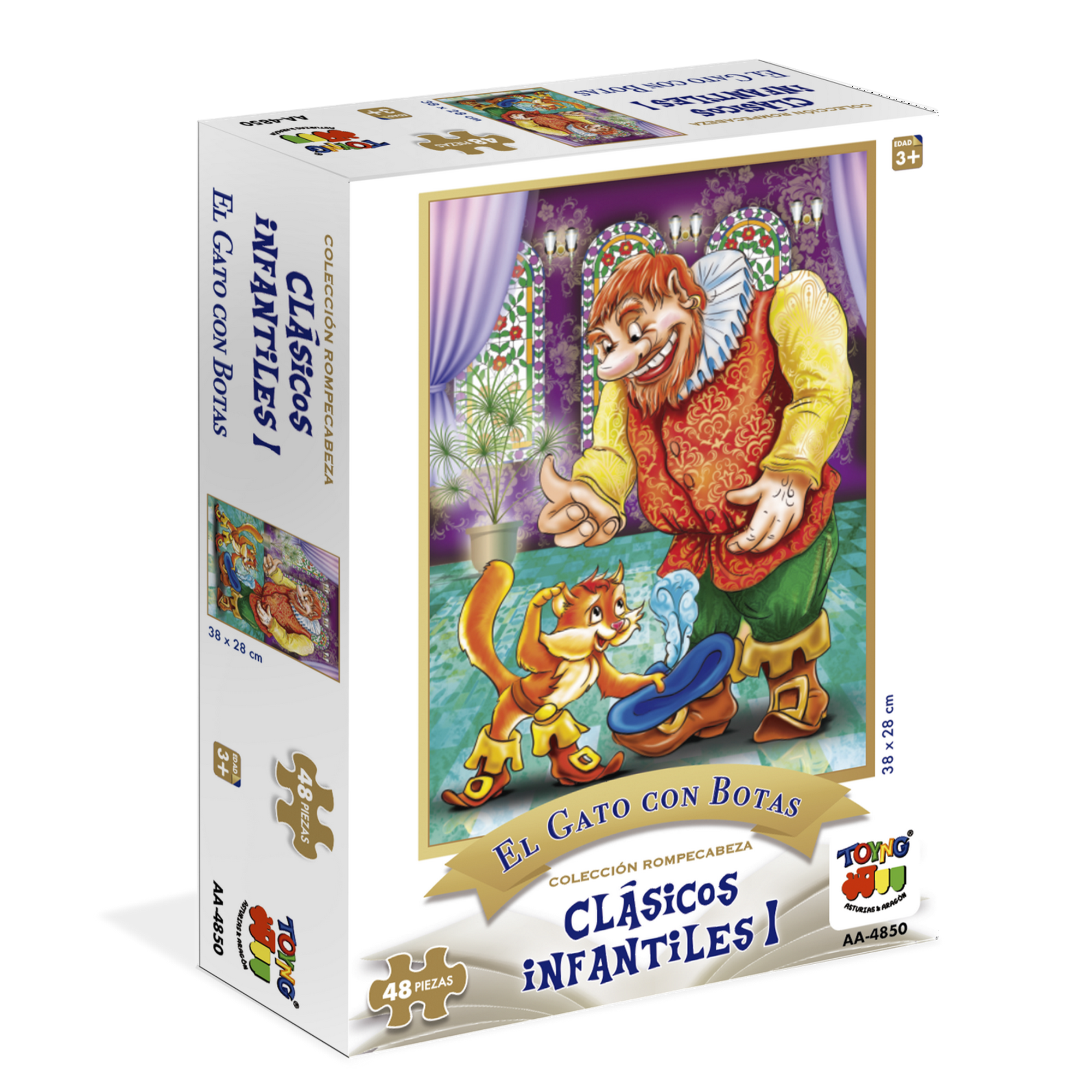 Toyng - Puzzle 48 Piezas El Gato Con Botas