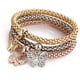 thumbnail image 1 of Juego De 3 Pulseras De Cristal Multicapa Con Mariposa Para Mujer Niñas, 1 of 4