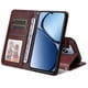 thumbnail image 2 of Funda Billetera para Realme Note 60 con Porta Tarjetas y Soporte Ajustable Marrón, 2 of 5