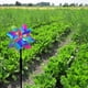 thumbnail image 5 of Paquete de 10 molinos de viento reflectantes para patios y jardines, ahuyentan a pájaros y animales., 5 of 5