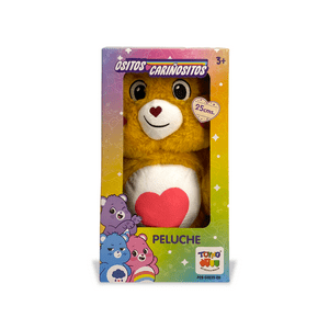 Toyng - Peluche Tiernosito Naranja 25Cm En Caja - Ositos Cariñositos