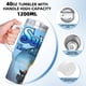 thumbnail image 5 of Sabrina: La Serie Animada Vaso aislado de acero inoxidable con asa, diseño temático, regalo para familia, amigos y fans; incluye pajita y encaja en el portavasos estándar, 40 oz, 5 of 6