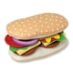 thumbnail image 5 of Mostrador de madera para rebanar y apilar sándwiches Toy Melissa & Doug, 5 of 9