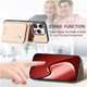 thumbnail image 2 of Funda Billetera Tejida para iPhone 16 Pro con Soporte y Tarjetero Beige, 2 of 5
