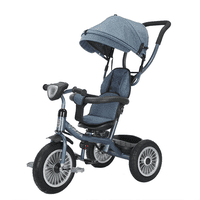 Triciclo Paseo Infantil 360 1326 Lx Azul Bebesit