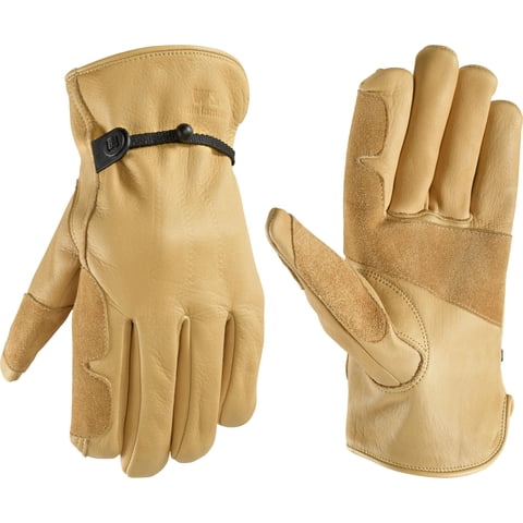 Guantes De Trabajo Wells Lamont De Piel De Vacuno Integral Para Hombre