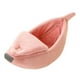 thumbnail image 5 of Banana Cats Bed House Cat Cuddle Suministros Cálido Para Conejo Rosa L, 5 of 5