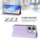 thumbnail image 3 of Funda Billetera con Soporte para Xiaomi Poco F6 Bloqueo RFID Plegable Morado claro, 3 of 6
