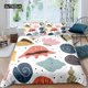 thumbnail image 1 of x2278 Bed SheetsShell Duvet Cover Hawaii Tropical Landscape Shell Bedding Set Microfiber Marine Life Theme Quilt Cover 3-Piece Bedding Set (1 Duvet Cover + 2 Pillow Shams) nj2278, 1 of 5