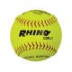 thumbnail image 1 of Champion Sports Softballs de Cuero de 12 pulgadas - Núcleo de Corcho - Compresión Media - Costuras Elevadas - Amarillo Óptico - Paquete de 12, 1 of 9