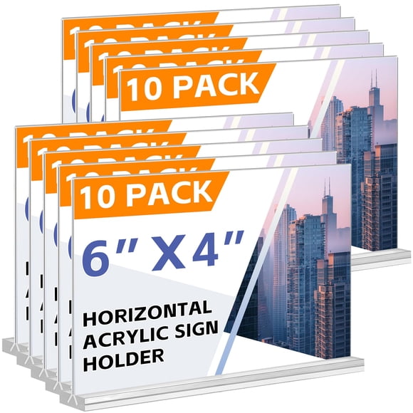 Porta Señal YTCRHM 15x10 cm Pack de 10 Horizontal