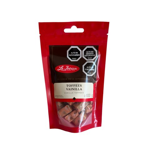 Chocolates La Ibérica - Caramelos Toffees Vainilla 100G La Ibérica