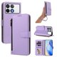 thumbnail image 1 of Funda con Billetera para [Xiaomi Poco F6 Pro] con Bolsillo Zipper y Tarjetero Morado claro, 1 of 6