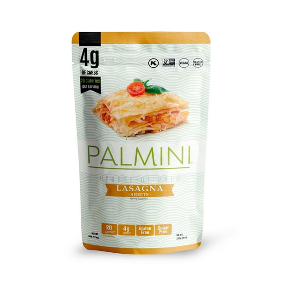 PALMITO FORMA LASAÑA PALMINI 340 GR - Caja de 6 Doypack