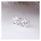 thumbnail image 2 of Aros Plata Flor Circon Rosa 8 mm, 2 of 6