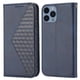 thumbnail image 1 of Funda Flip FOXDOCK para iPhone 12 , Estilo Billetera con Diseño Rombo, Correa de Mano y Soporte, Uso Diario, 1 of 5