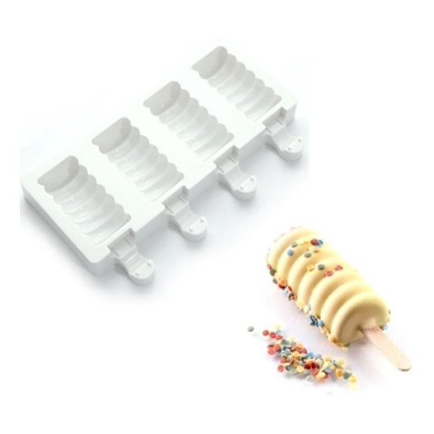 Genérico - Moldes De Silicona Para Helados Molde Paletas Helado Mini
