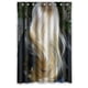thumbnail image 1 of Cortina de ducha de pelo femenino colorido, juego de cortina de baño con ganchos, tamaño 48 x 72 pulgadas, 1 of 3