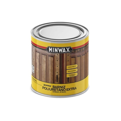 Minwax - Barniz Poliuretano Extra Brillante Incoloro 1/4 Gl (945Ml)