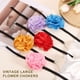 thumbnail image 4 of Collares de Gargantilla de Flores Uxcell para Mujeres, Grandes Gargantillas de Flores de Terciopelo Ajustables Accesorios de Collares Florales para Mujeres Boda Fiesta de Graduación, Rosa, 4 of 6