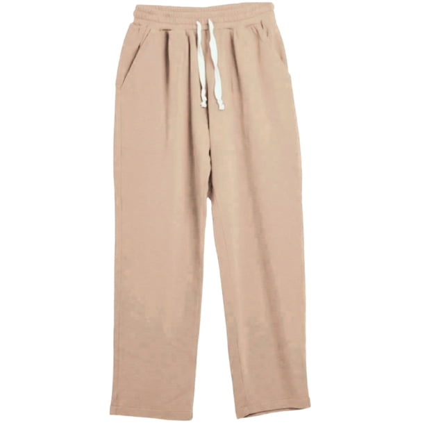 Pantalón Mujer Recto Casual Primavera Verano Algodón Tiro Alto 318