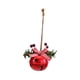 thumbnail image 1 of Campana De Navidad Hecha A Mano Linda Para La Decoración Del árbol De Navidad Para El Porche Guirnalda De Navidad Campana Redonda Roja, 1 of 3