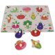 thumbnail image 4 of Madera Peg Jigsaw Puzzle Ni?os Preescolar Juguete educativo Regalo Vegetales, 4 of 5