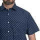 thumbnail image 4 of Camisa Hombre Manga Corta Fantasía Estampada Cuello Semi Italiano, 4 of 6