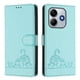 thumbnail image 1 of Funda tipo cartera FOXDOCK para Xiaomi Poco M7 Pro 5G con soporte, ranuras, RFID, diseño de gato, 1 of 5