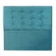 thumbnail image 1 of Respaldo Botone Premium Super King Felpa Turquesa, 1 of 3