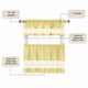 thumbnail image 5 of Juego de cortinas para ventana ACHIM Tier and Valance Live Love Laugh, 5 of 6