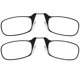 thumbnail image 1 of Gafas de lectura ThinOptics rectangulares negras 44 mm +1, 1 of 4